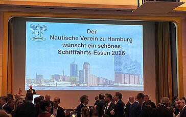 BLD beim traditionellen Schifffahrtsessen in Hamburg