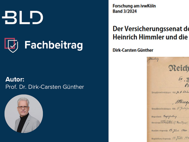 Forschungsarbeit von BLD-Partner Günther über Recht im NS-Regime
