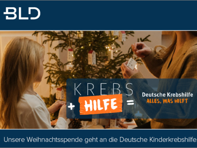 BLD-Weihnachtsspende 2024 – Hilfe für Kinder 